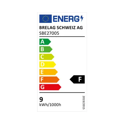 LED blanc & couleurs E27 9W KnockautX, par BRELAG 