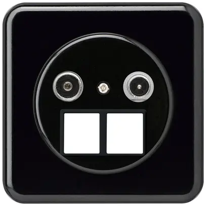 Presa multimedia INC basico TV-R mont.C 4dB 2GHz nero 