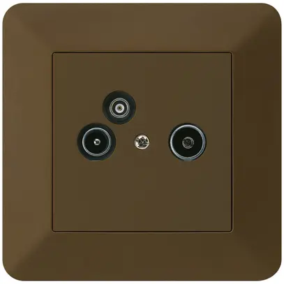 UP-Antennendose R/TV-Daten kallysto.trend 2GHz 19db braun 