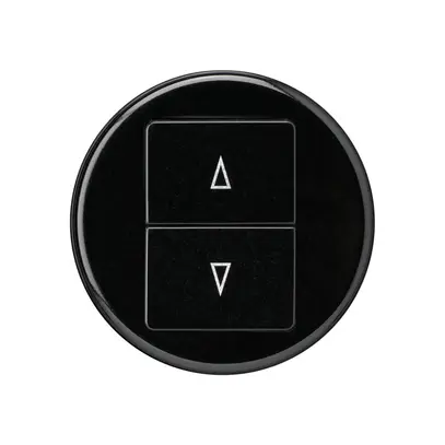 Interrupteur pour stores basico noir avec 2-touches bornes enf. 