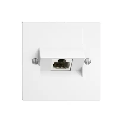 Insert pour prise de raccordement ENC 1×RJ45/u 4P ITplus EDIZIOdue blanc 