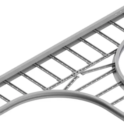 Pezzo a T Lanz per multicanale a lunga campata 300×60mm zac 