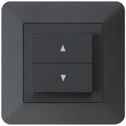 Interruttore per tapparelle INC kallysto.trend nero con 2 tasti di comando 