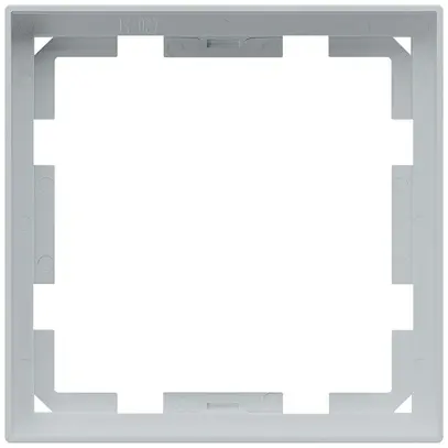 Cadre frontal KNX Hager kallysto pour thermostat gris clair 