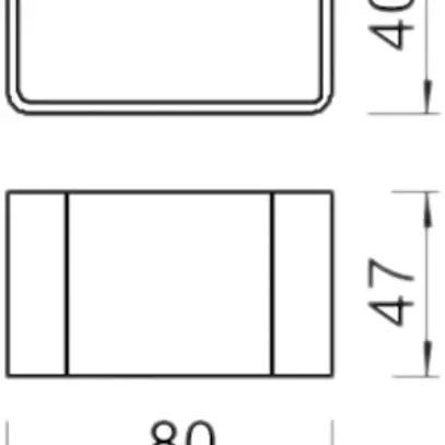 Pièce d'écartement Bettermann DSK 47 FT pour plaque de tête KU5 FT 