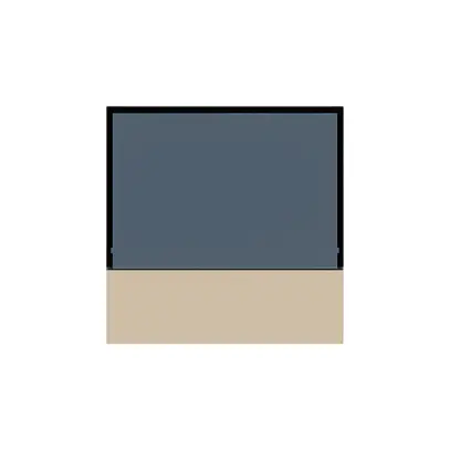 Placca frontale KNX Hager kallysto per termostato beige 