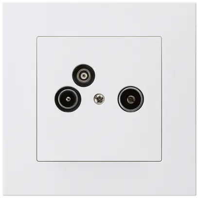 Presa antenna INC R/TV/dati kallysto.pro 19dB bianco 