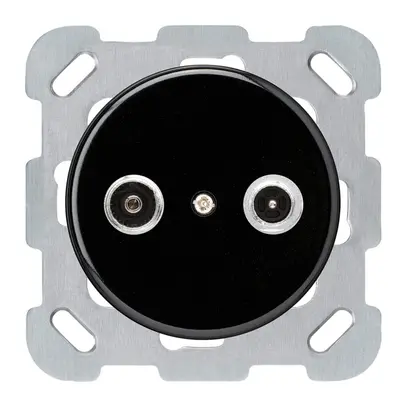 UP-Antennendose basico TV-R Bauart B 19dB 2GHz schwarz 