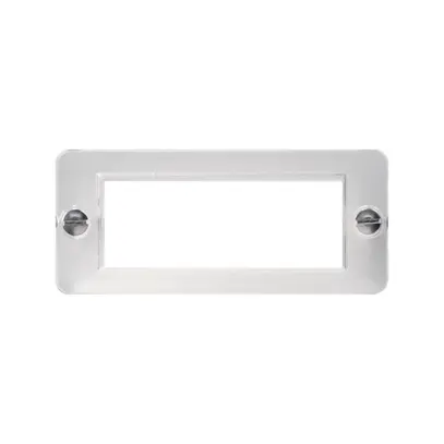 Placchetta indicatrice basico bianco 