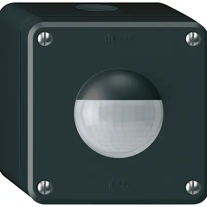 Détecteur de mouvement AP Hager robusto IP55 3 fils noir 
