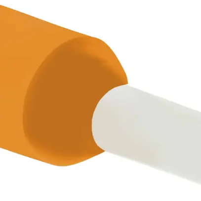 Embout de câble Mischke IE 4mm²/9mm Cu-étamé isolé orange 