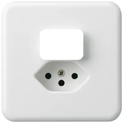 UP-Abdeckplatte basico Komb I Typ 13 weiss 