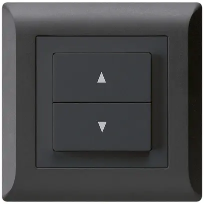 Interrupteur pour stores ENC kallysto.line noir 2 touches bornes enfichables 