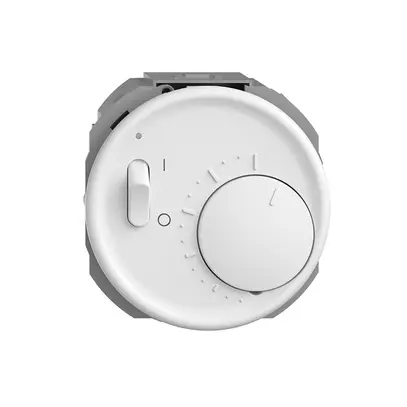 Termostato ambiente INC STANDARDdue bianco, con interrutore 