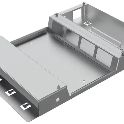 Boîte de sol double Lanz h=45mm 8 FLF 