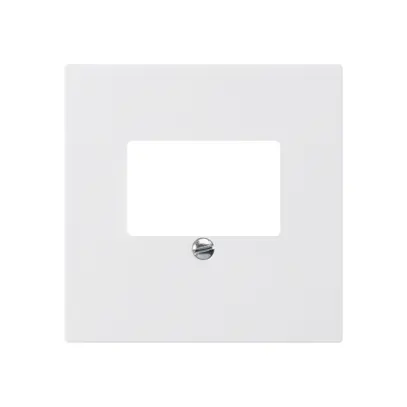 Placca frontale per scatola DSL bianco 