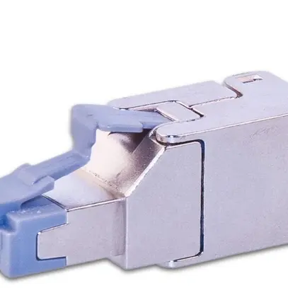 Connector RJ45 à montable sur le terrain toolless, introduction droite 