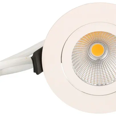 EB-LED-Spot maxLUCE DISC 230 7W 650lm 3000K IP44 MB DIM Ø68…72mm weiss 36° 