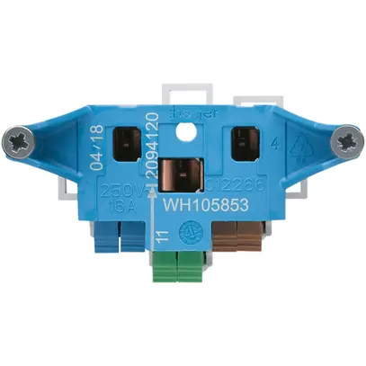 Inserto presa Hager T13/23 con morsetti innestabili 