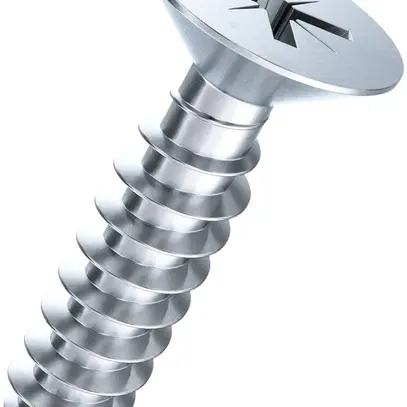 Vis à tôle tête frai.2.9×16mm Pozidriv, DIN 7982 C4, zing. 