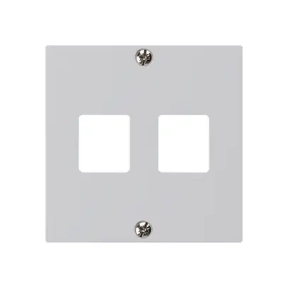 Plaque frontale HMS kallysto pour 2 modules gris clair 