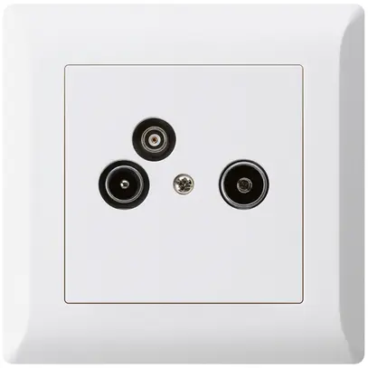 Presa antenna INC R/TV/dati kallysto.line 14dB bianco 