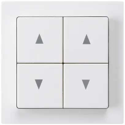 Pulsante per tappar.INC kallysto A bianco con 4 tasti 