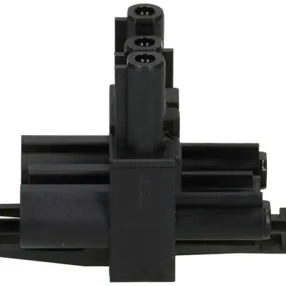 Blocco di distribuzione tipo AC 166 Adels-Contact 1×IN 2×OUT 20A 230V nero 