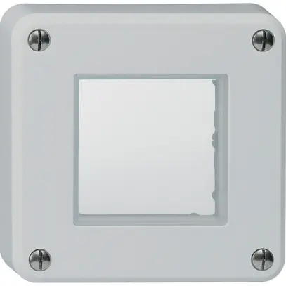 Parte superiore robusto per apparecchi Systo/KNX, grigio chiaro, IP55 
