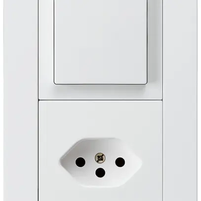 Combinazione INC kallysto.pro grd.I-I verticale pulsante+tipo 13 bianco 