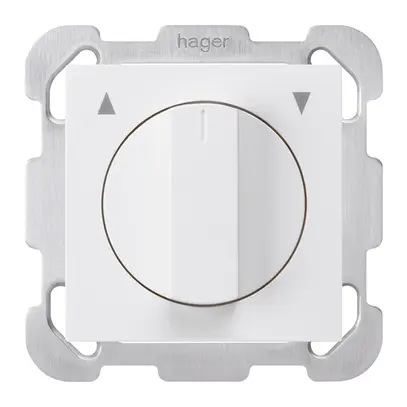 Interruttore/tasto rotativo INC per tapparella kallysto bianco 