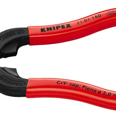 Tagliabulloni compatta KNIPEX CoBolt, per funi metalliche < Ø 4.4mm, 160mm nero 