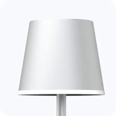 Lampe de table à accu X2 by xoxo, 3W, 3000K, argent 