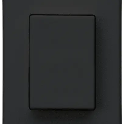 Poussoir INC Hager FLF 10A/250V 0/2L noir 