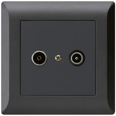 Prise de passage ENC kallysto.line R/TV 14dB noir 