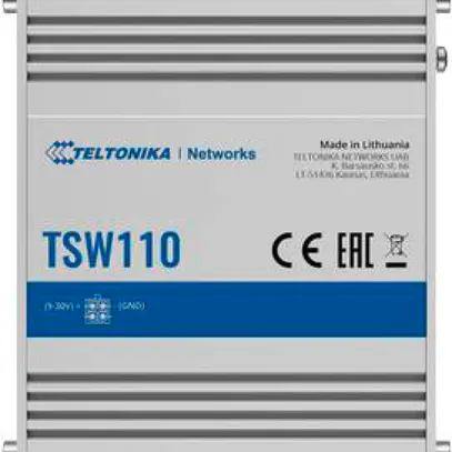 Teltonika TSW110 Industrie Switch für Din-Rail Montage 