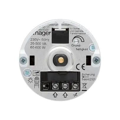 Inserto per variatore rotativo Hager 20…500VA di fase in salita Tipo  E 