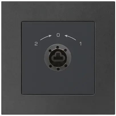 Contatto rotativo INC 1>0<2 nero kallysto.pro per serratura senza cilindro 