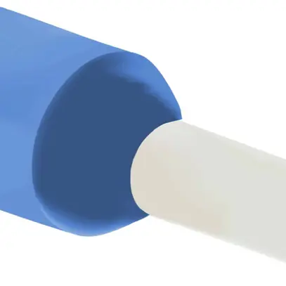 Embout de câble Mischke IE 0.75mm²/8mm Cu-étamé isolé bleu 