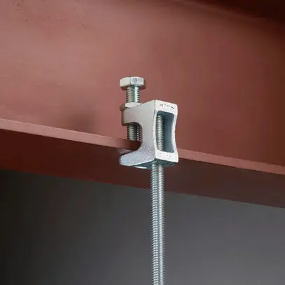 Graffa per putrella universale Caddy 300M, buco M10 brida <20mm, zincato 