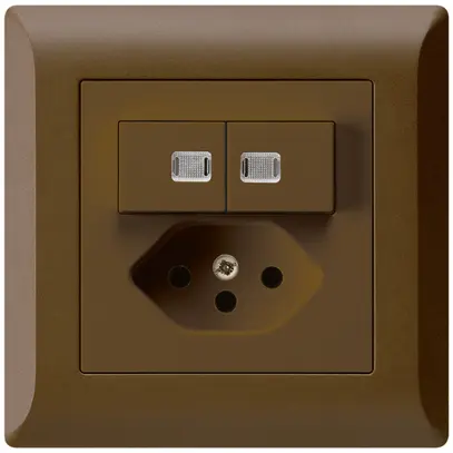 Combinaison lumineuse ENC 3/1P+A-R+T13 kallysto.line brun 2 lentilles 