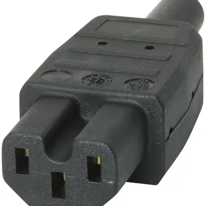 Prise d'appareils MH type123 noir, C15, super-hot 