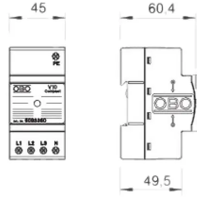 Protenzione sovratensione Bettermann V10 3P+NPE 