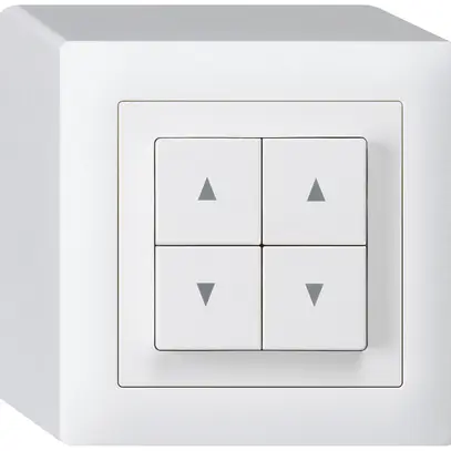 Contact pour stores AP kallysto blanc avec 4 touches 