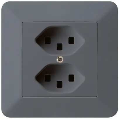 Presa INC kallysto.trend 2×T23 antracite con morsetti ad innesto 