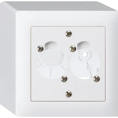 Kit di montaggio AP per 2 XLR kallysto bianco 