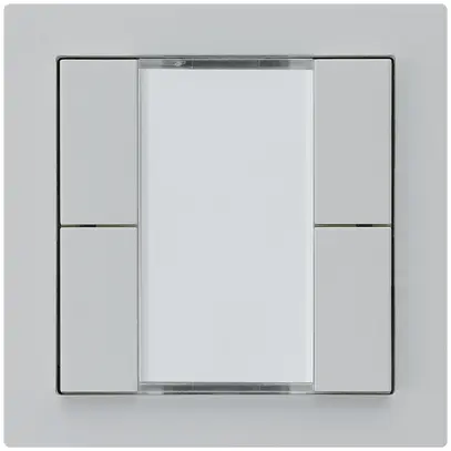 Tasto INC kallysto A KNX 4× s/e-link grigio chiaro 