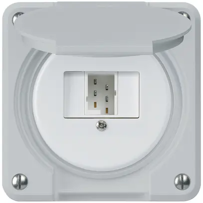 Boîte de raccordement ENC robusto IP55 gris 1×TT83 