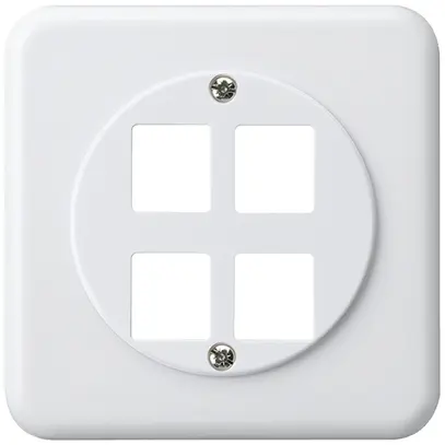 Kit di montaggio INC HMS basico C per 4 moduli bianco 