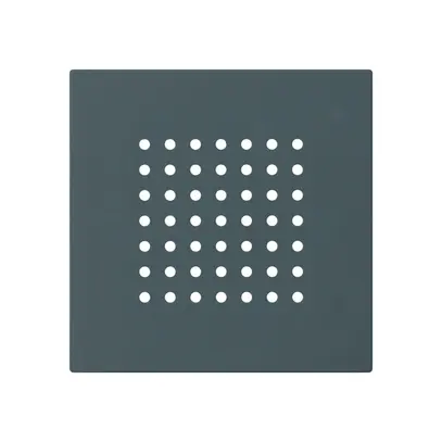 Placca frontale kallysto per suoneria antracite 